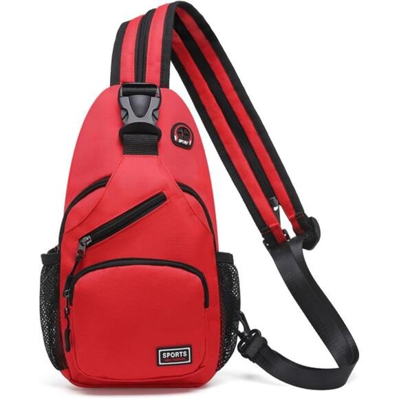 Handbags - Convertible Sling Bag Crossbody Backpack, 11-Inch Pads Bags with Headphone Jack